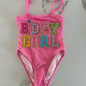 Lola + The Boys Pink Swimsuit